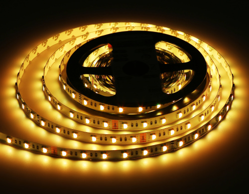 Светодиодная лента 24В 5050 60Led 10Вт/м Цветная RGB+W 6500K IP20 5м фото 4 Светодиодная лента 24В 5050 60Led 10Вт/м Цветная RGB+W 6500K IP20 5м фото 4