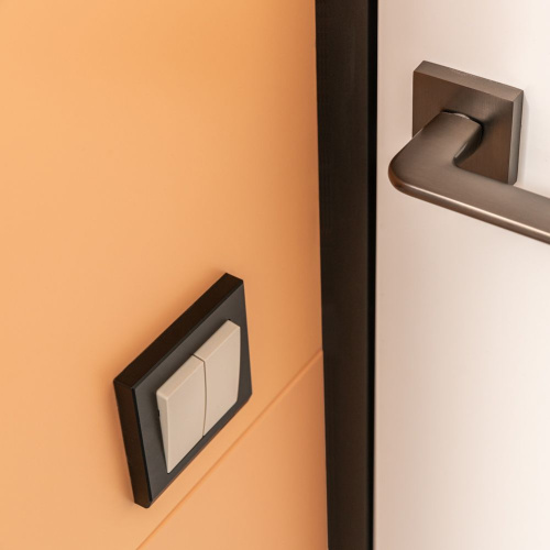 Выключатель двухклавишный (слоновая кость) W1120003 фото 3