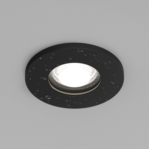 DK2036-BK Встраиваемый светильник влагозащ., IP 44, до 15 Вт, GU10, LED, черный, алюминий фото 4