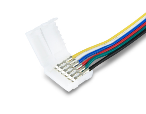 Соединитель гибкий двухсторонний для светодиодной ленты 5050 12-24V (6 конт.) 150 мм 5 шт Соединитель гибкий двухсторонний для светодиодной ленты 5050 12-24V (6 конт.) 150 мм 5 шт