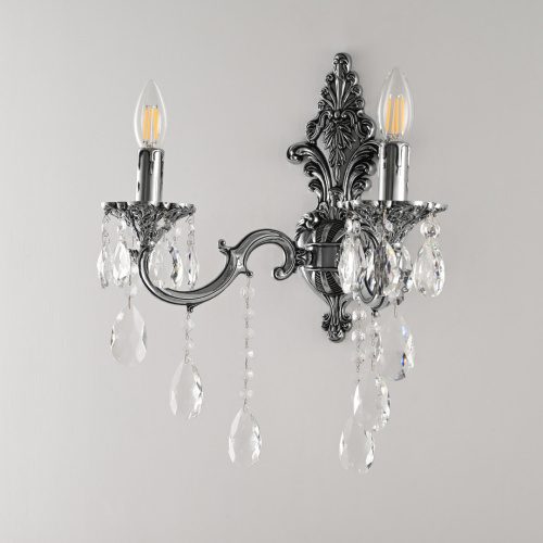 Бра с хрустальными подвесками AL7801B14/2/175 B NB Bohemia Ivele Crystal (Богемия Ивеле Кристалл) фото 7