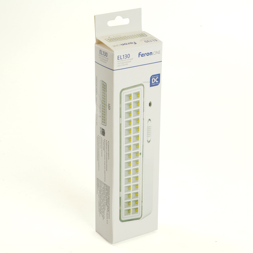 Светильник аккумуляторный Feron.One, 30LED DC, белый, EL130 фото 12
