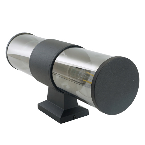 Светильник садово-парковый Feron DH1302, на стену вверх/вниз,  E27 230V, черный фото 6