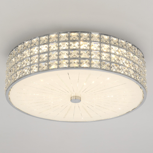 Citilux Портал CL32415G1 LED RGB Люстра хрустальная с пультом Хром фото 3
