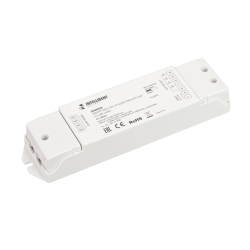 INTELLIGENT ARLIGHT Диммер SMART-DALI-104-72-ADDR-DIM-DT6-SUF (12-48V, 4x5A) (IARL, IP20 Пластик, 5 лет) 028421 INTELLIGENT ARLIGHT Диммер SMART-DALI-104-72-ADDR-DIM-DT6-SUF (12-48V, 4x5A) (IARL, IP20 Пластик, 5 лет) 028421