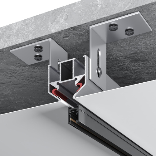 ST066.129.00 Профиль для шинопровода SUPER5 под натяжной потолок ST-Luce Алюминий Длина 2 000мм SUPER5 фото 2