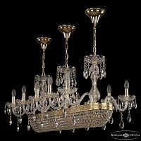 Люстра хрустальная 1452/10/195/1000 G Bohemia Ivele Crystal (Богемия Ивеле Кристалл)