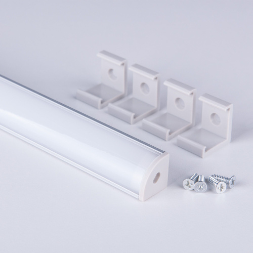 Угловой алюминиевый профиль для светодиодной ленты LL-2-ALP008 фото 5