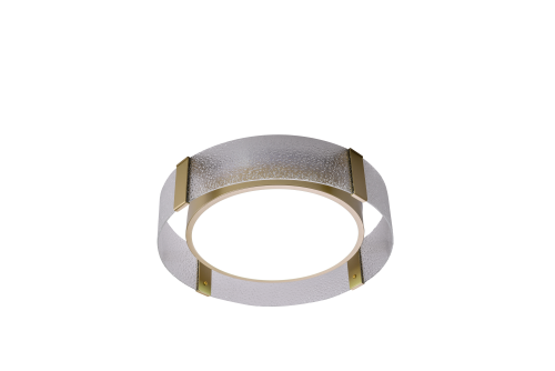 Накладной светильник с подсветкой золото LED 48+15Вт D40см Zortes GERDA ZRS.1097.40 фото 11