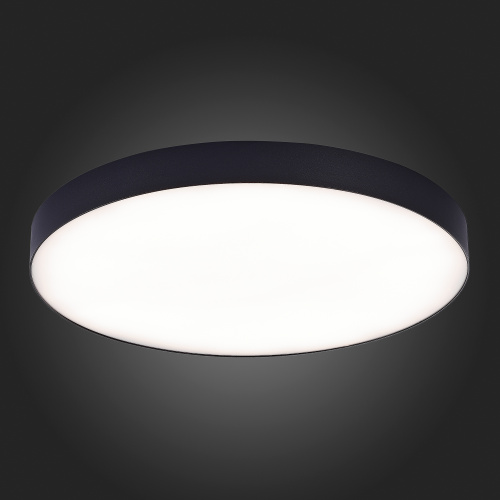 ST606.442.96 Светильник потолочный Черный LED 1*96W 4000K 8 640Lm Ra>85 120° IP20 D600xH55 185-265V Накладные светильники фото 4
