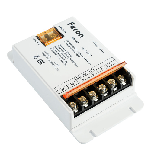 LD482 Контроллер CCT с пультом, таймером и визуализатором звука 12-24-48V фото 5