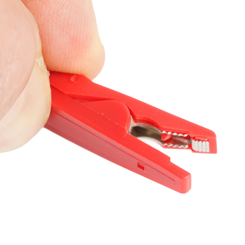 MTM TL 002 Комплект зажимов "крокодил", медь, красный/черный фото 6