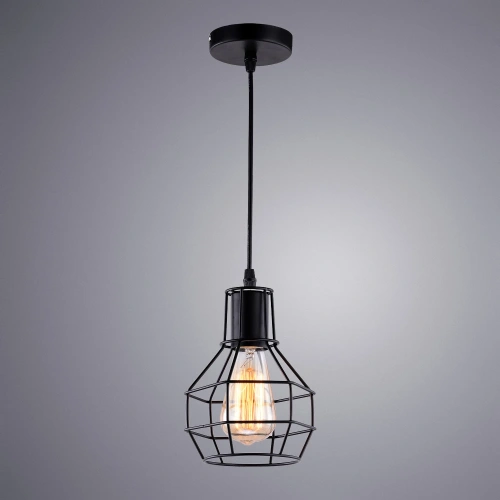 Подвесной светильник Arte Lamp SPIDER A1109SP-1BK фото 2