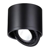 358814 OVER NT21 432 черный Светильник накладной светодиодный IP20 LED 18W 1600Лм 4000K 220V GESSO