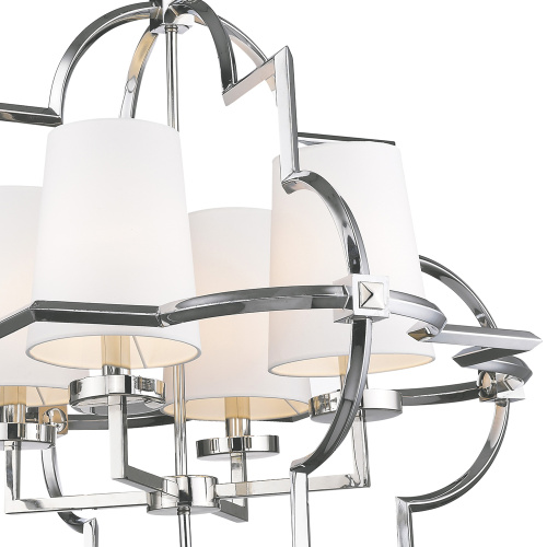 Люстра Mandeville L nickel фото 3