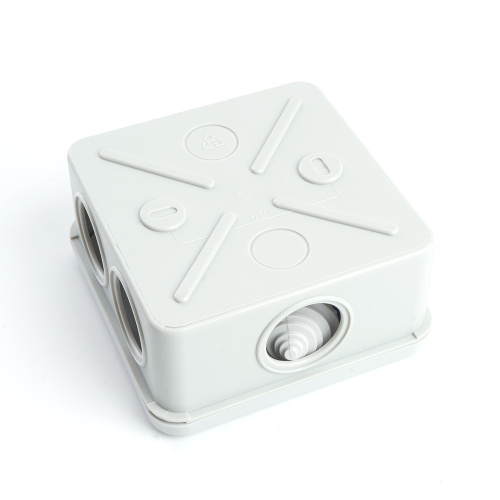 Коробка разветвительная уравнивания потенциалов (КУП) STEKKER EBX20-36-55, 100*100*50мм, 6 вводов, IP55, светло-серая (GE41361) фото 5