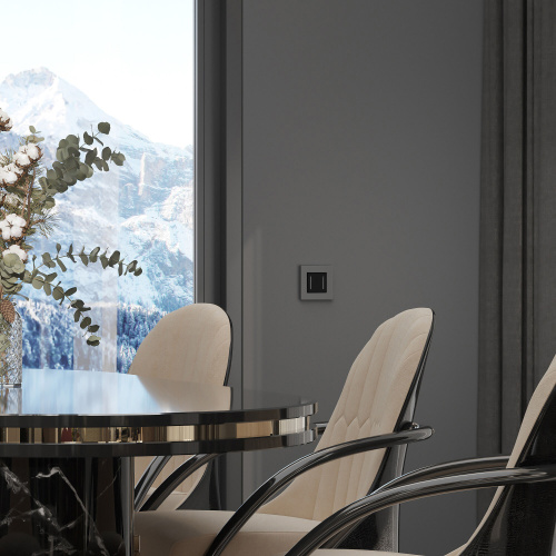 Рамка из поликарбоната на 1 пост Slab серебро софт W0012965 фото 2 Рамка из поликарбоната на 1 пост Slab серебро софт W0012965 фото 2