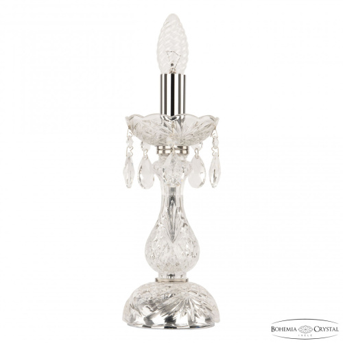 Настольная лампа с хрустальными подвесками 101L/1-27 Ni Bohemia Ivele Crystal (Богемия Ивеле Кристалл) Настольная лампа с хрустальными подвесками 101L/1-27 Ni Bohemia Ivele Crystal (Богемия Ивеле Кристалл)