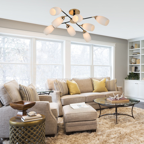 Потолочный светильник Escada 643/8P E27*40W Gold фото 2 Потолочный светильник Escada 643/8P E27*40W Gold фото 2