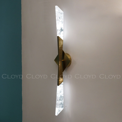 Бра Cloyd GRENGAM W2 / выс. 80 см - латунь (арт.20427) фото 3 Бра Cloyd GRENGAM W2 / выс. 80 см - латунь (арт.20427) фото 3