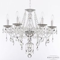 Люстра с хрустальными подвесками AL16315/6/200 WMN Bohemia Ivele Crystal (Богемия Ивеле Кристалл)