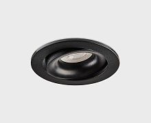 DE-200 black светильник встраиваемый поворотный