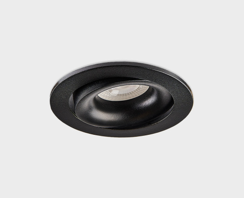 DE-200 black светильник встраиваемый поворотный