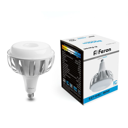 Лампа светодиодная Feron LB-651 E27-E40 80W 175-265V 6400K Лампа светодиодная Feron LB-651 E27-E40 80W 175-265V 6400K