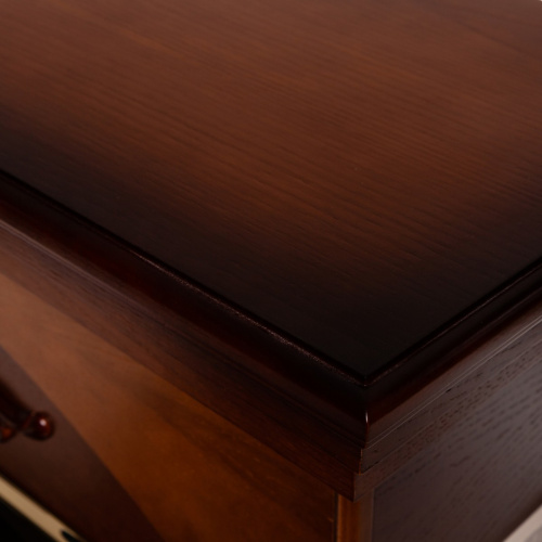 Электрокамин RealFlame Neapolis NT орех с очагом Majestic Lux Brass фото 3