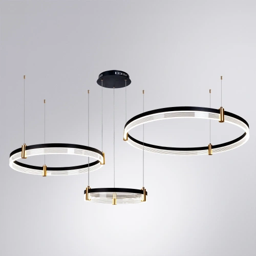 Подвесная люстра Arte Lamp MERCURY A2185SP-3BK фото 2 Подвесная люстра Arte Lamp MERCURY A2185SP-3BK фото 2