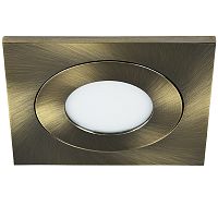 212183 Светильник LEDDY QUAD LED 3W 240LM БРОНЗА 4000K
