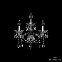 Бра хрустальные 1413B/2+1/165 Ni Bohemia Ivele Crystal (Богемия Ивеле Кристалл)