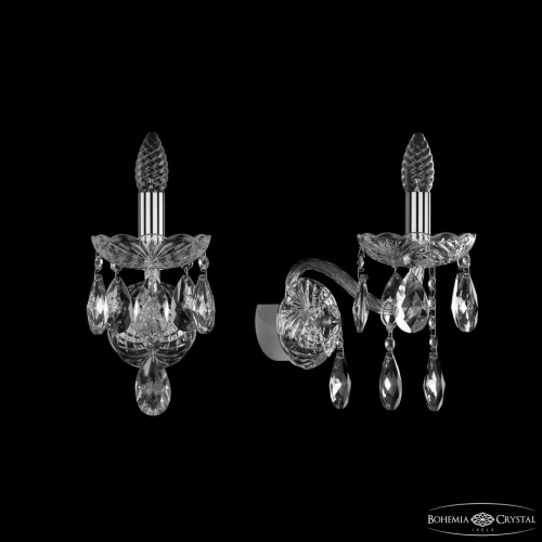 Бра хрустальные 1413B/1/165/XL Ni Bohemia Ivele Crystal (Богемия Ивеле Кристалл) Бра хрустальные 1413B/1/165/XL Ni Bohemia Ivele Crystal (Богемия Ивеле Кристалл)
