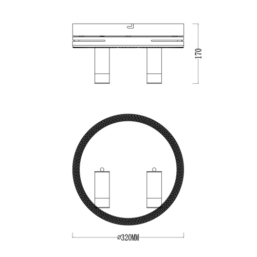 Настенно-потолочный свет Escada 20044SMA/03 LED 43W 4000K белый фото 2