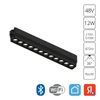 Магнитный трековый светильник Arte Lamp RAPID SMART A2954PL-1BK