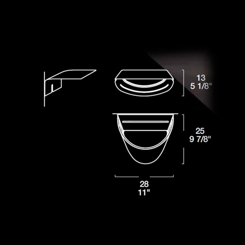 Настенный светильник FLYER White фото 2