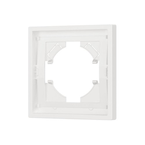 Рамка пластиковая FRM-TENDO-SFPL-1-WH Arlight 054645 Рамка пластиковая FRM-TENDO-SFPL-1-WH Arlight 054645