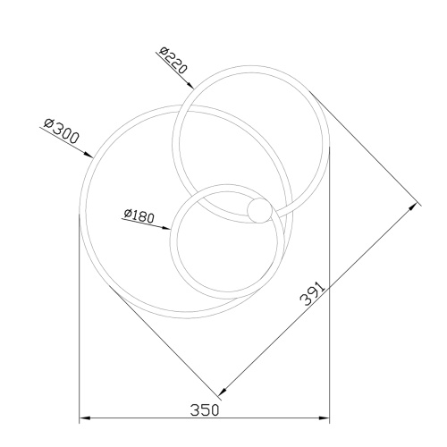 Потолочный светильник Escada 10213/2 LED*33+23W Chrome/Gold фото 3 Потолочный светильник Escada 10213/2 LED*33+23W Chrome/Gold фото 3