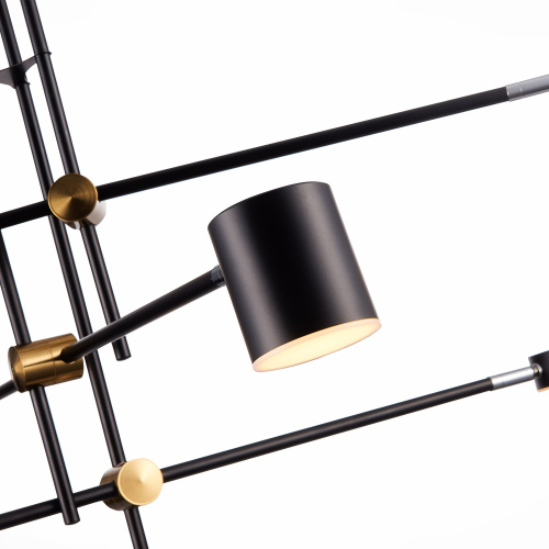 SL1604.432.06 Светильник потолочный ST-Luce Черный, Латунь/Черный LED 6*5W 3000K RODRIGO фото 10