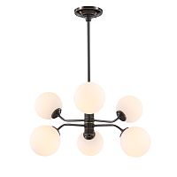 Люстра Cloyd TAOS-A C6 / Ø66 см - черный (арт.10167)