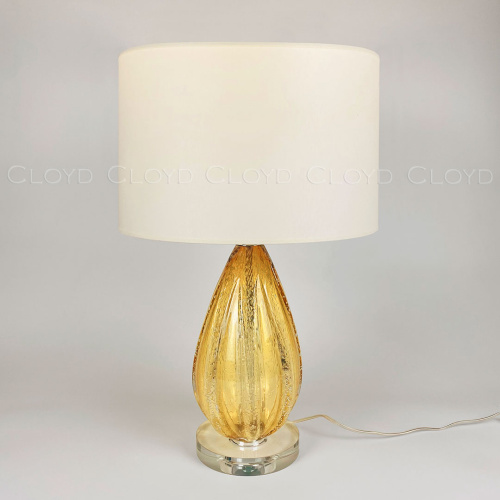 Настольная лампа Cloyd CEREUS-A T1 / крем. - выс. 58 см - янтарн. стекло (арт.30041) фото 2