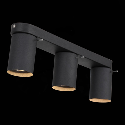 SL597.401.03 Спот ST-Luce Черный, Хром/Черный GU10 LED 3*3W Потолочные светильники фото 8