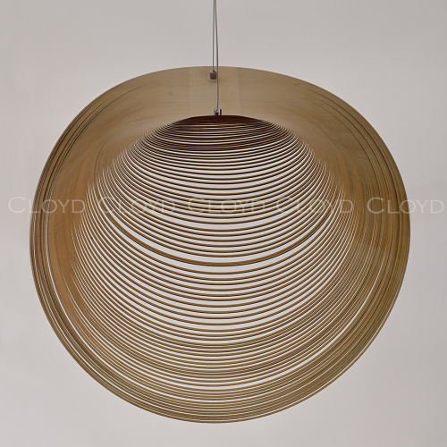 Подвесной светильник Cloyd FUETE P1 / шир. 60 см - дерево - белый (арт.11414) фото 2 Подвесной светильник Cloyd FUETE P1 / шир. 60 см - дерево - белый (арт.11414) фото 2
