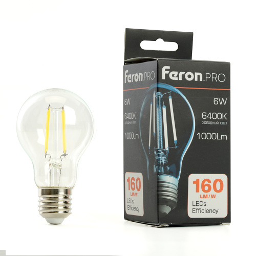Лампа светодиодная Feron.PRO LB-1106 Шар E27 1000LM 6W 175-265V 6400K фото 9