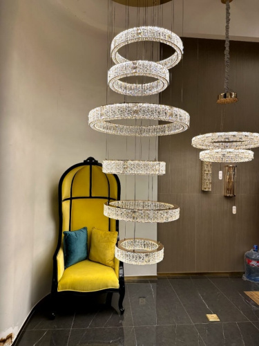 Люстра подвесная Ravissement Gold FL1057-8P фото 2 Люстра подвесная Ravissement Gold FL1057-8P фото 2