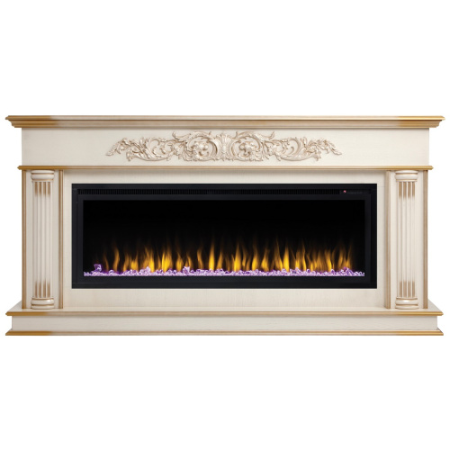 Электрокамин RealFlame Prince 50 WT с очагом Saphir 50 Электрокамин RealFlame Prince 50 WT с очагом Saphir 50