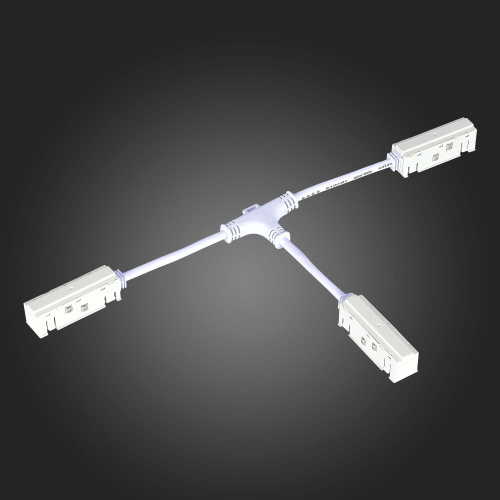 ST006.559.00 Коннектор питания T-образный для магнитного шинопровода ST-Luce Белый SKYLINE 48 фото 3