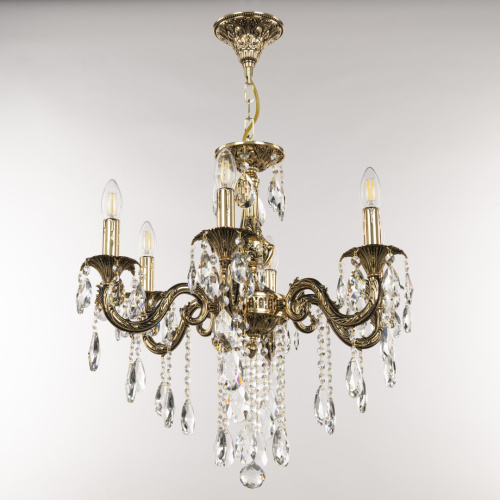 Люстра с хрустальными подвесками AL79101/6/175 B GB Bohemia Ivele Crystal (Богемия Ивеле Кристалл) фото 5