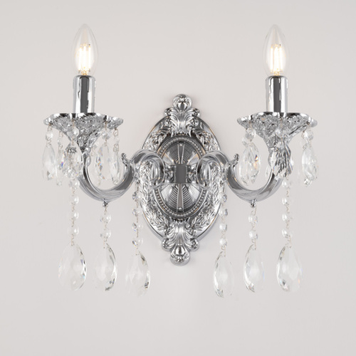 Бра с хрустальными подвесками AL7801B10/2/175 A Ni Bohemia Ivele Crystal (Богемия Ивеле Кристалл) фото 6