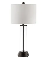 Чёрная настольная лампа "Линетт"